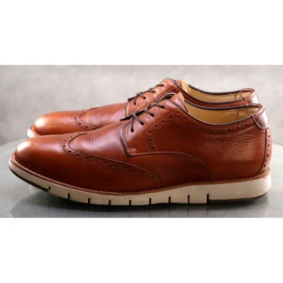 Johnston & Murphy Holden $150 Men's Wingtip Oxford Dress Shoes Size 10 M 27-1746
